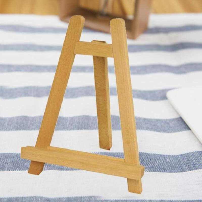 1-10X 9" Tabletop Wood Easel Mini Tripod Holder Birthday Party Display Stand