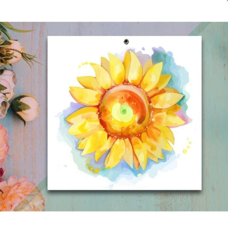 Jual Home Decor Hiasan Dinding Pajangan Ruangan Flowers Water Color Online Januari 2021 Blibli