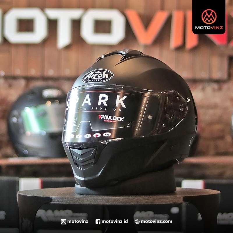 Jual AIROH SPARK BLACK MATT di Seller 
