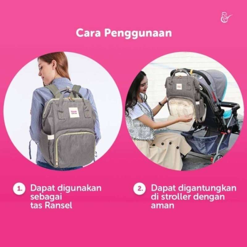 Jual Mama Mama S Choice Multi Function Diaper Bag Tas Popok