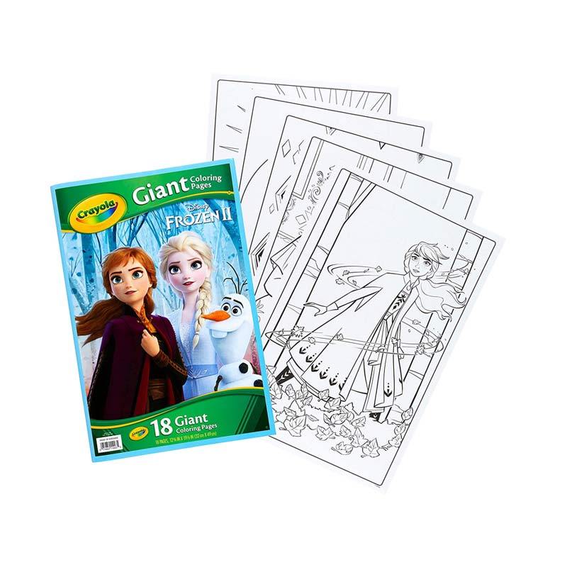 Jual Crayola Giant Coloring Pages Frozen 2 41993 Online Oktober 2020 Blibli Com