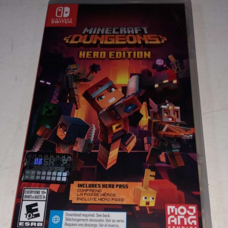 switch minecraft dungeons hero edition