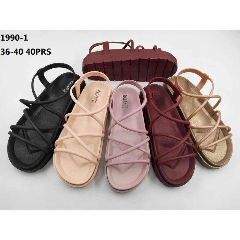 Jual SANDAL GLADIATOR KOREA TRENDY PREMIUM JELLY PCU 36 MERAH