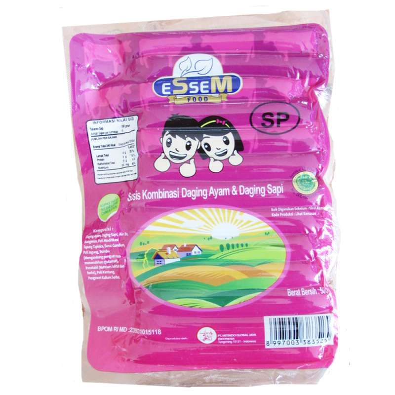 Jual Essem Food Sosis Putih Sp Kombinasi Daging Ayam Dan Sapi 500gr Online Januari 2021 Blibli