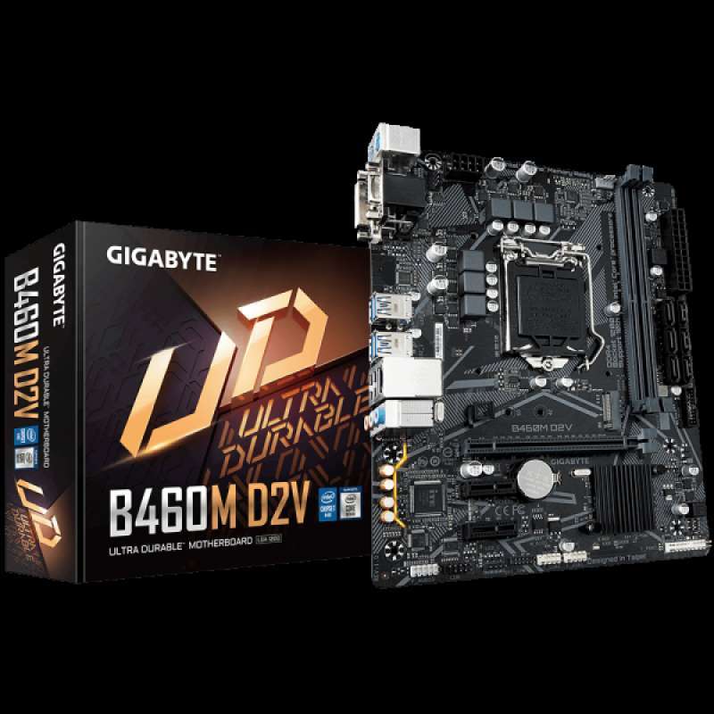 Gigabyte Motherboard B460M D2V Micro ATX Socket LGA1200 x DDR4