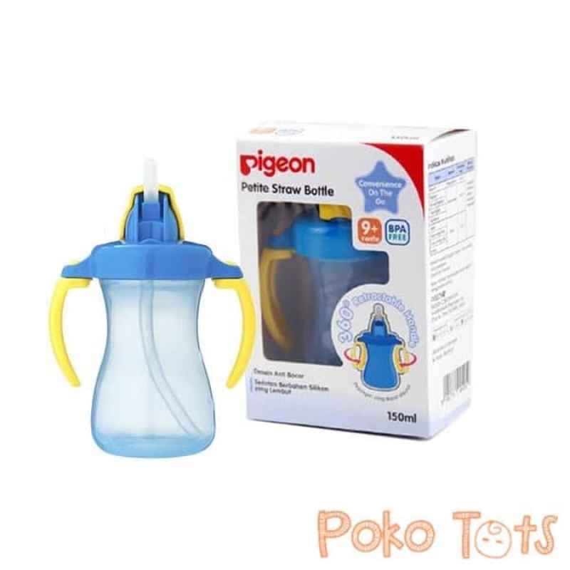 Pigeon petite straw blue 150ml cheap