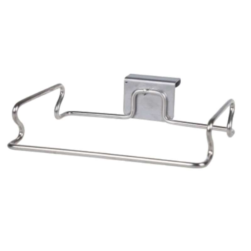 Jual Stainless Steel Over Cabinet Door Organizer Trash Bag Holder Garbage Rack Online November 2020 Blibli Com