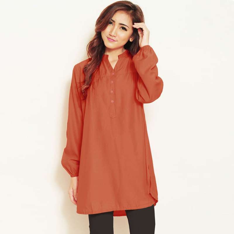 Jual Jo Nic Ameera Kemeja Tunik Jumbo Muslim Wanita Size 3l 4l 5l 6l Online Januari 2021 Blibli