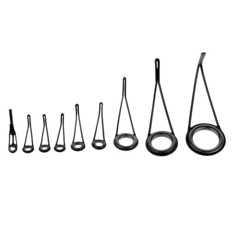 Jual 9pcs Various Sizes Fishing Rod Guides Spinning Eyes Rings Tip Top Repair Kit Online November 2020 Blibli Com
