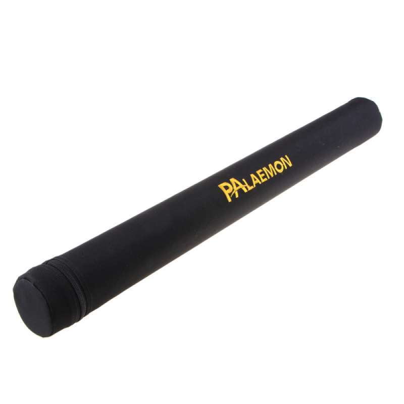 Jual Black Fly Fishing Rod Tube Case Canvas Rod Bag With Pvc Hard