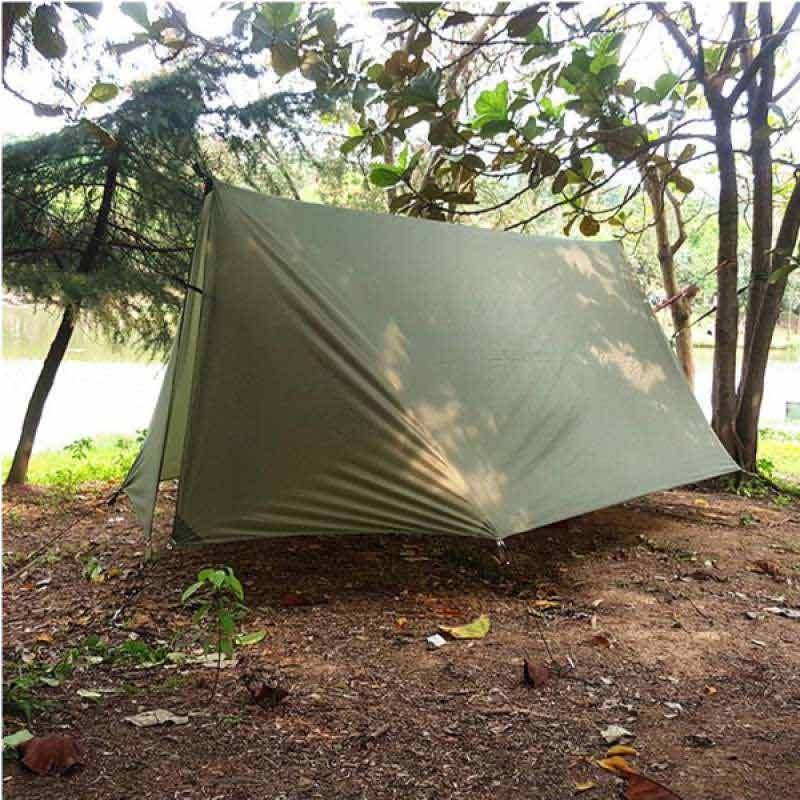 Promo Camping Tarp Shelter Lightweight 