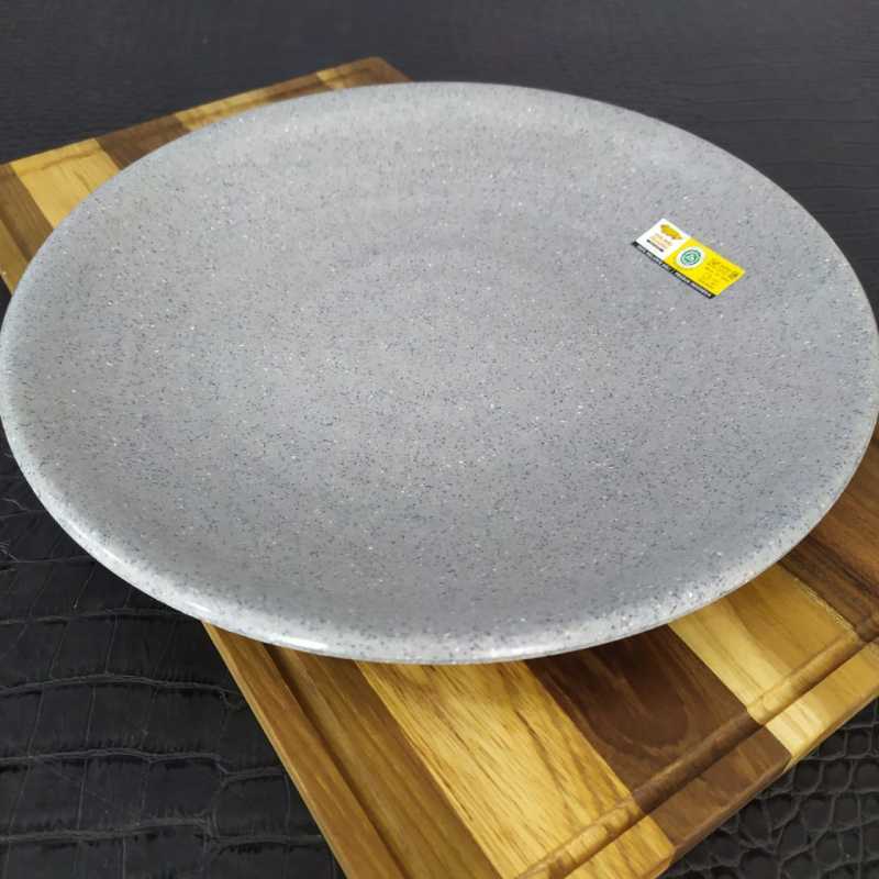 Jual Golden Piring Tembikar Bulat Melamine Model Batu 10 P2210a Abu Stone  Di Seller Subur Mart - Karanganyar, Kota Bandung | Blibli