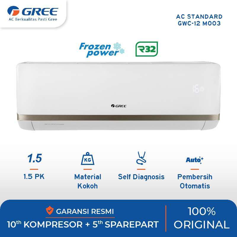 Jual Gree Ac Standard 1 5pk Putih Gwc 12moo3 Putih Unit Indoor Outdoor Murah Mei 2021 Jual Gree Ac Standard 1 5pk Putih Gwc 12moo3 Putih Unit Indoor Outdoor Murah Mei 2021