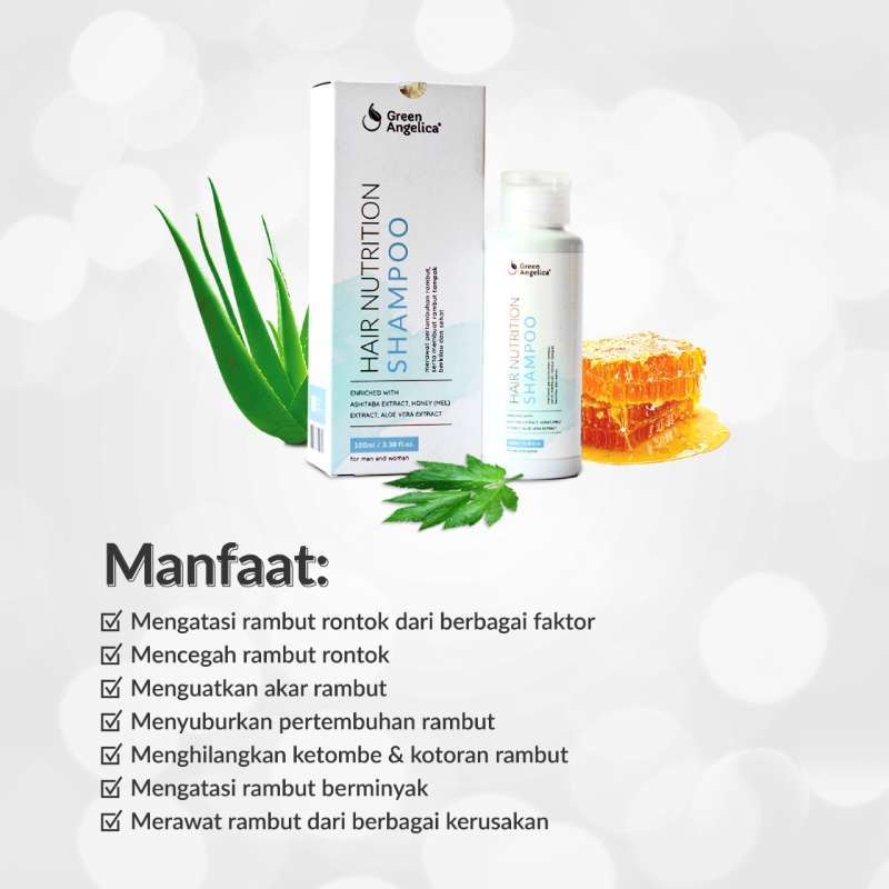 Jual Sampo Pencegah Rambut Rontok Mengurangi Kerontokkan Rambut Parah Green Angelica Hair Shampoo Terbaru Juni 2021 Blibli
