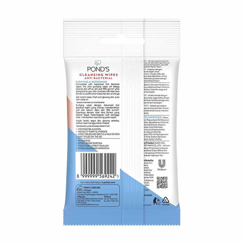 ponds cleansing face wipes 8