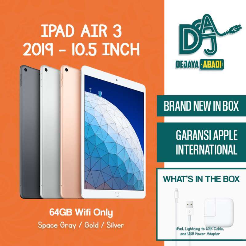 Jual Apple Ipad Air 2019 64 Gb Tablet Wifi Only Original Online Desember 2020 Blibli