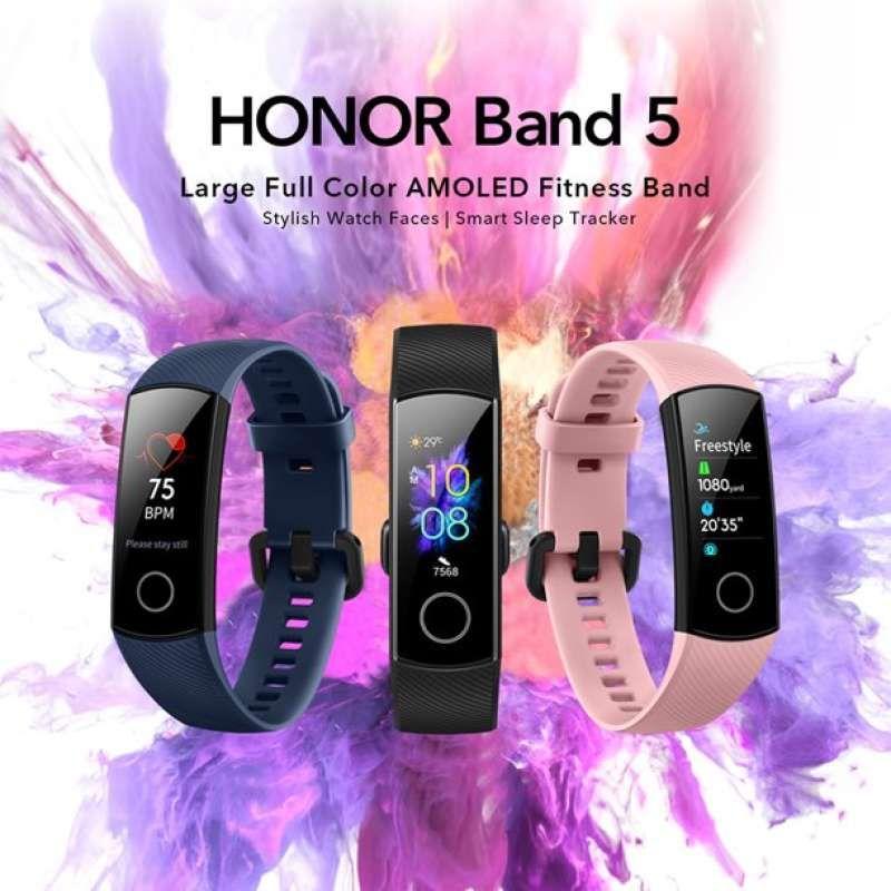 black huawei honor band 5 amoled smartband amoled smartwatch non nfc