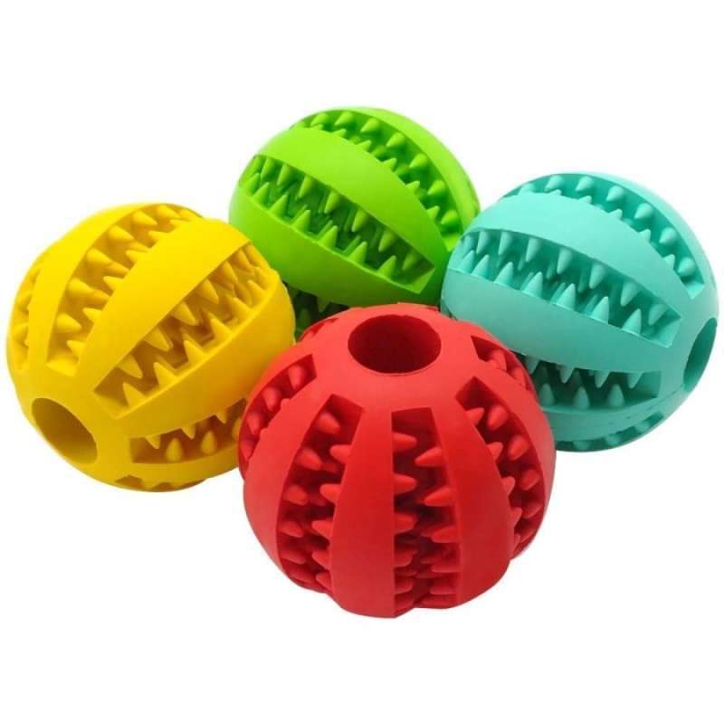 Jual Bola Interaktif Mainan Anjing Interactive Dog Toy Hijau 7cm Online Desember 2020 Blibli