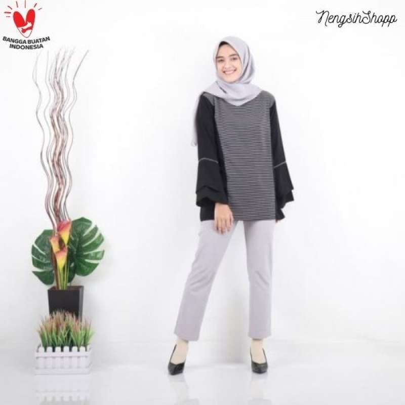 Jual Blouse Wanita Lengan Panjang Fashion Muslim Baju Atasan Wanita Terbaru Siera Blouse Terbaru Juni 2021 Blibli
