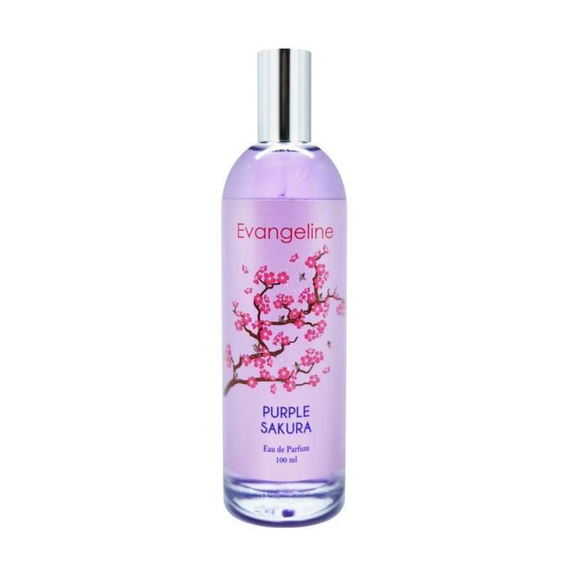 Promo Parfum Minyak Wangi Wanita Evangeline Purple Sakura 100ml