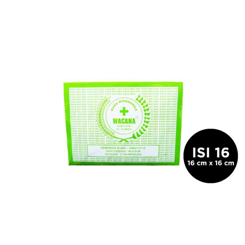 Jual Kasa Wacana Hidrofil Hidrophile Steril Isi 16 Lembar 16 Cm X 16 Cm Online November 2020 Blibli Com