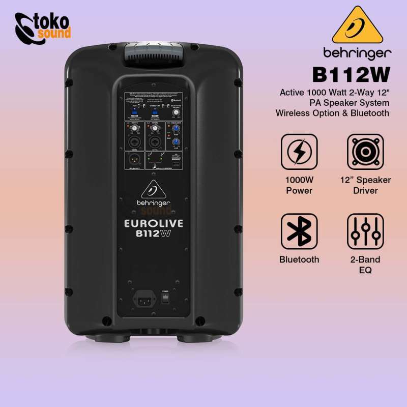 Behringer b112w bluetooth sales