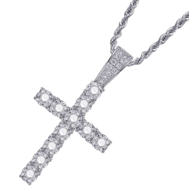 Promo Cross Pendant Necklace Zircon 