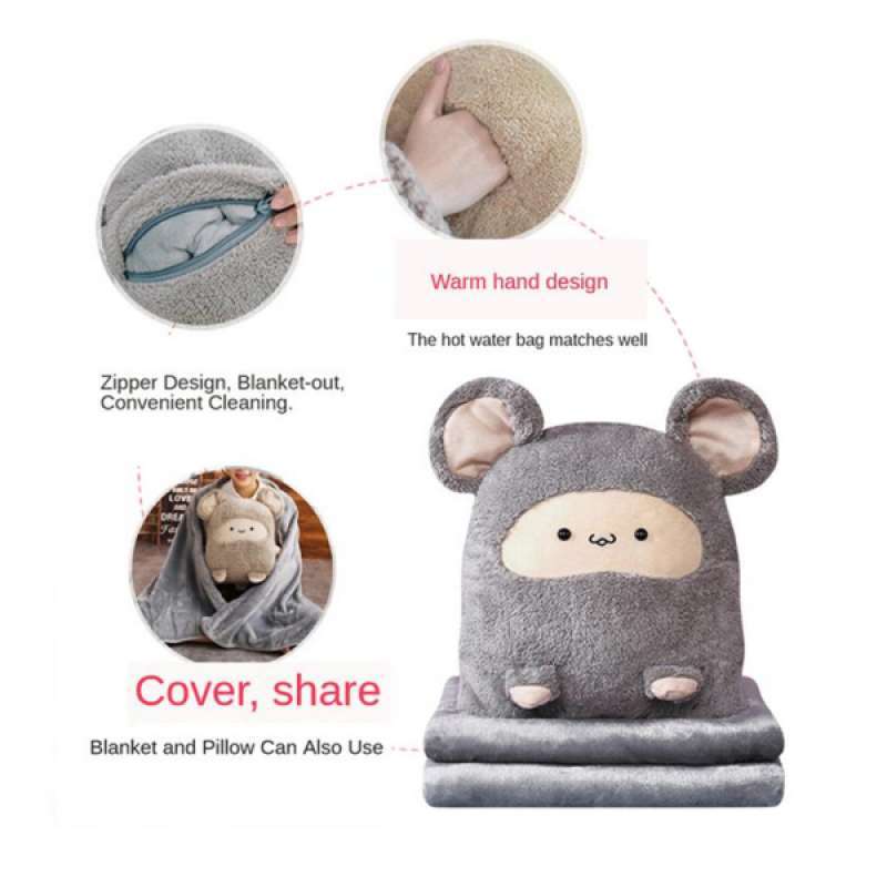 stuffed animal and blanket set