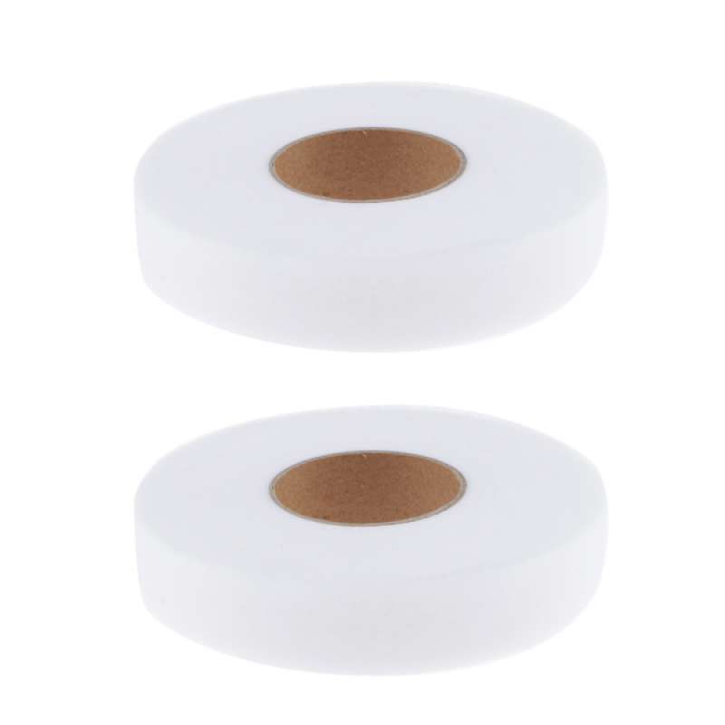 Double Backing Ribbons #N/A 2 Rolls Iron-on Fabric Fusing Tape Adhesive for Hem Tape 90 Yards Curtains 
