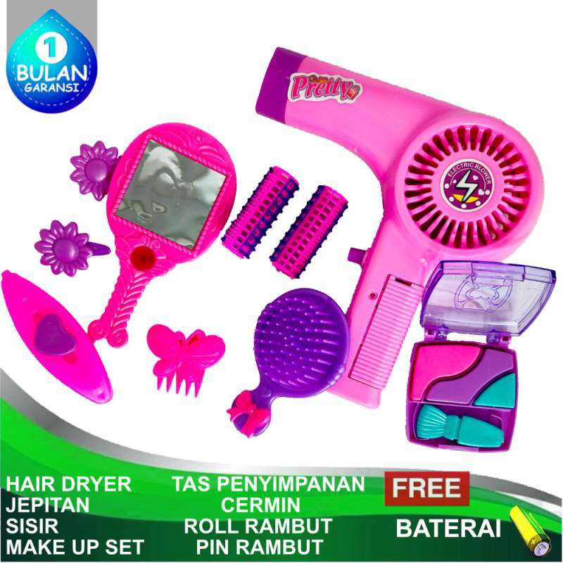 Jual Mainan Anak Salon Salonan Fancy Kit Make Up Fashion Hairstyle Dapat Tas Mainan Salon Salonan Dandan Gaya Rambut Hair Dryer Anak Gratis Baterai Murah Mei 2021 Blibli