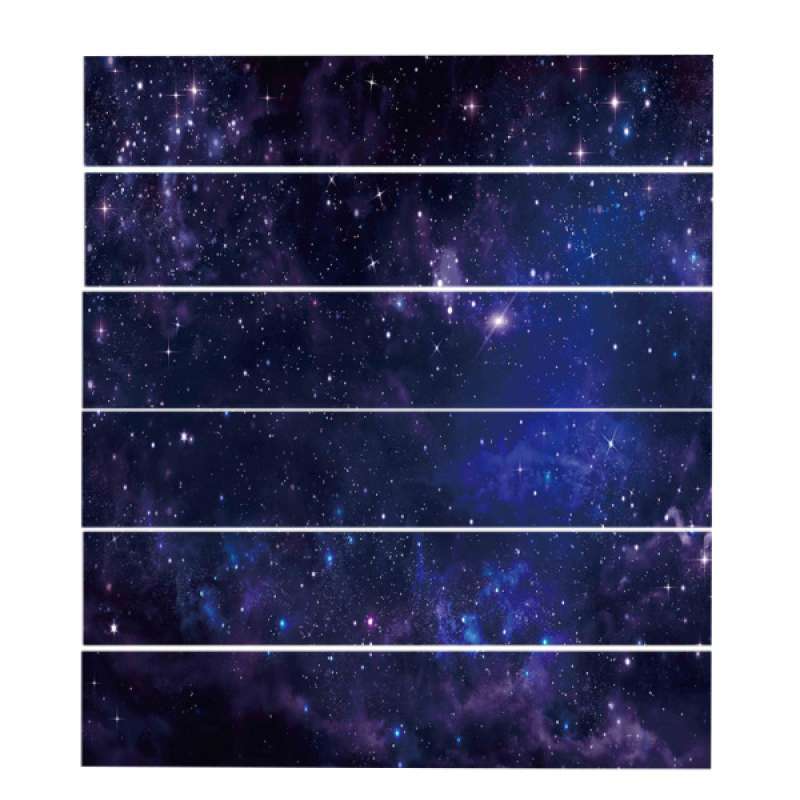 Jual 3d Starry Natural Stair Risers Floor Decor Mural Decal Wall Film Sticker Set Online April 2021 Blibli