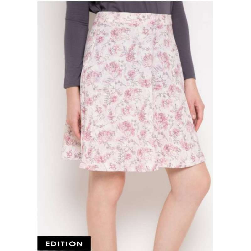 WOMEN ES8 PINK Short Chiffon Skirt 