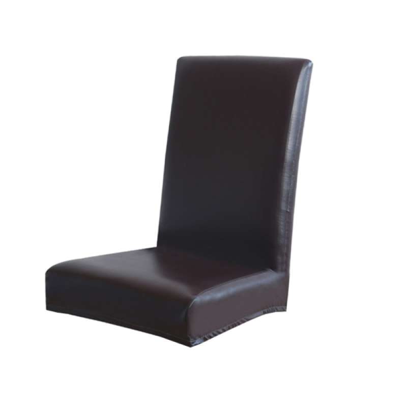 Jual Short Dining Chair Covers Stretch, Leather Seat Dining Chairs