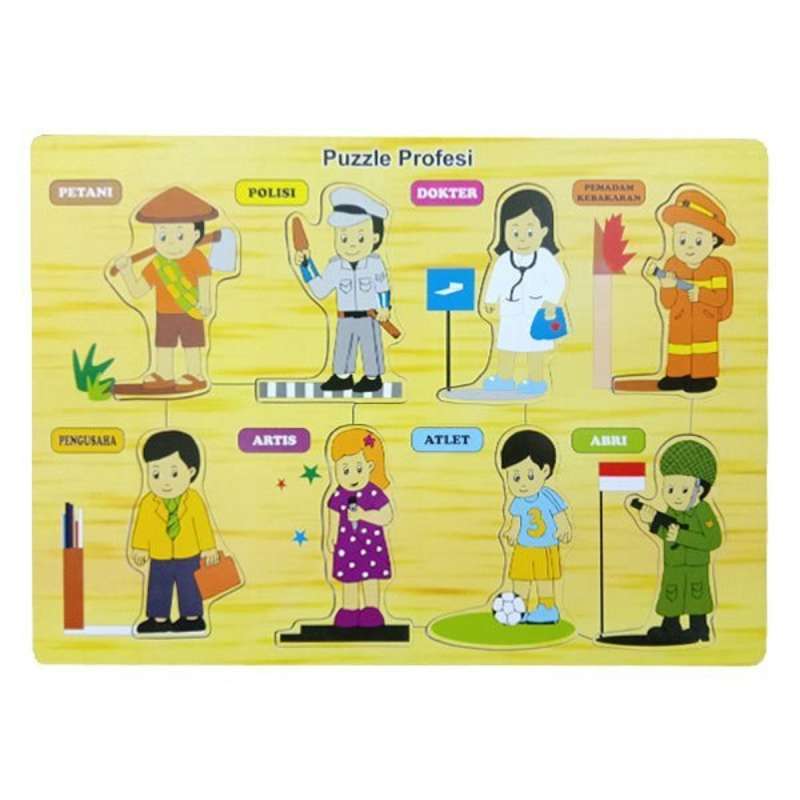 Jual Puzzle Gambar Profesi Set Murah Mei 2021 Blibli