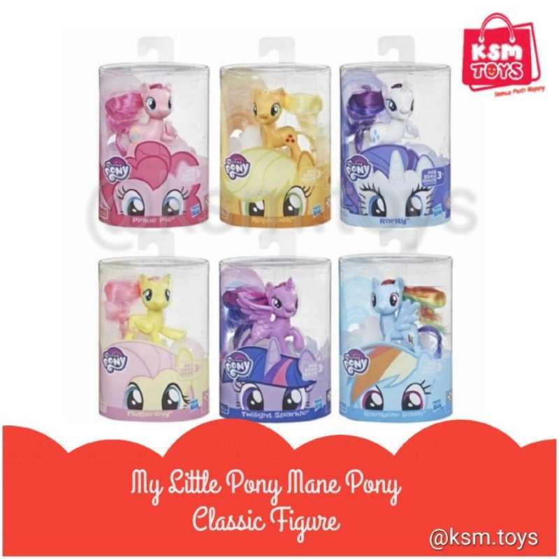 Jual My Little Pony Mane Classic Figure Retro Mainan Koleksi
