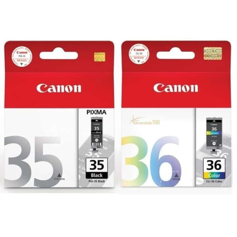 paket tinta canon cli 35 36 original