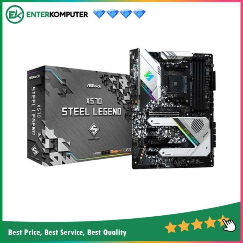 Motherboard Asrock X570 Steel Legend Atx ASRock Motherboard X570
