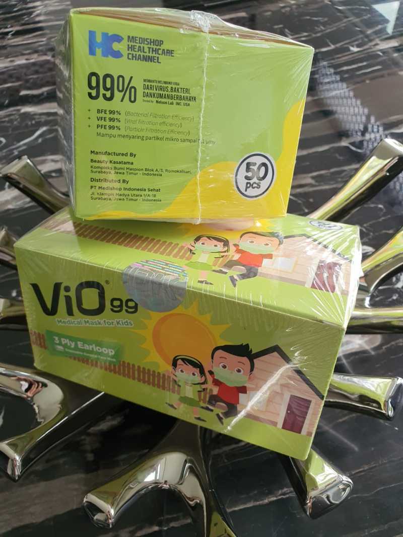 Jual Vio Masker Anak Motif Isi 50 Pcs Online November 2020 Blibli Com