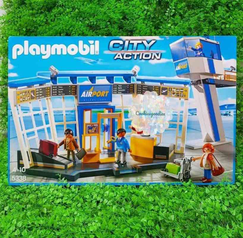 Playmobil 5338 city action airport with control tower cheap