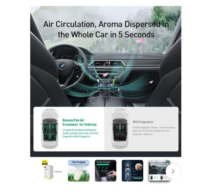 Jual Refill Baseus Air Freshener Purifier Pewangi Mobil Parfum Mobil Cologne Online November 2020 Blibli