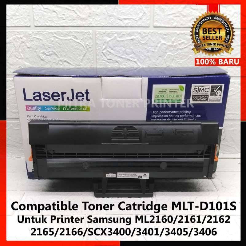 toner cartridge mlt d101s untukprinter samsung ml 2165 2166 scx 3406