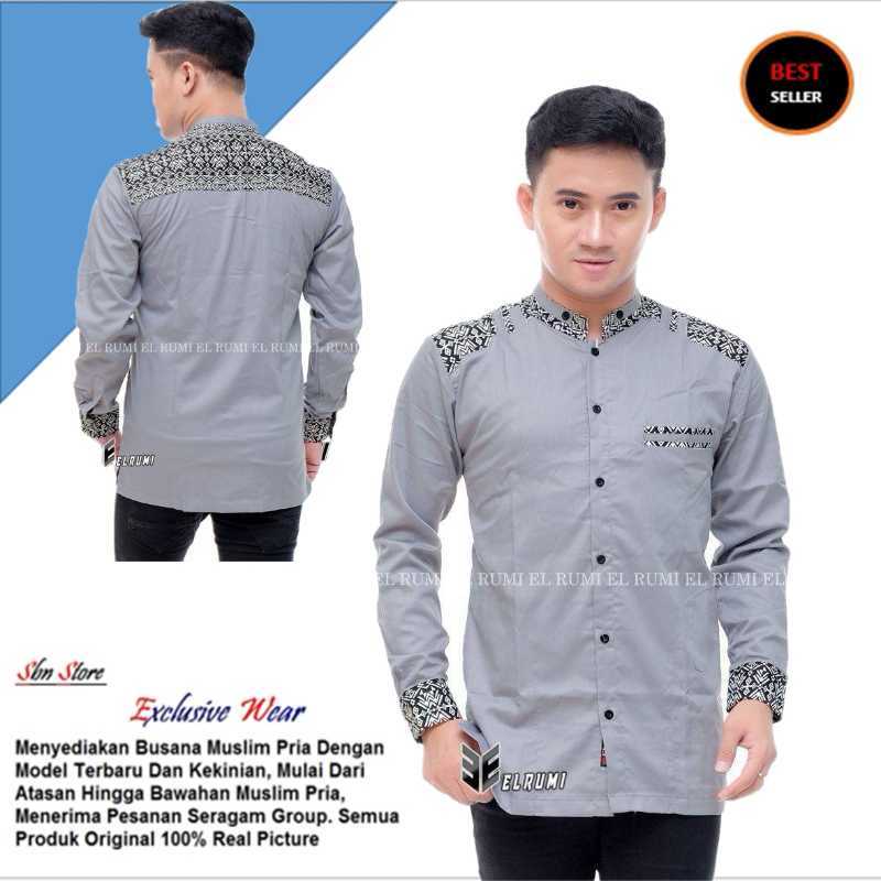 Jual Baju Koko Terbaru Baju Muslim Koko Hadroh Online April 2021 Blibli