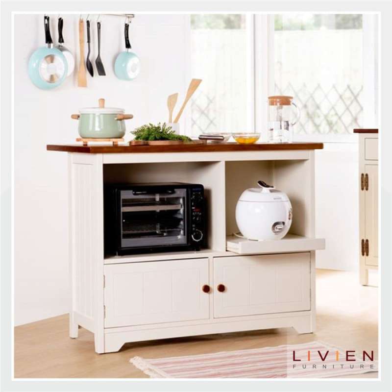 Jual Meja Makan Dapur Island French Country Online November 2020 Blibli Com