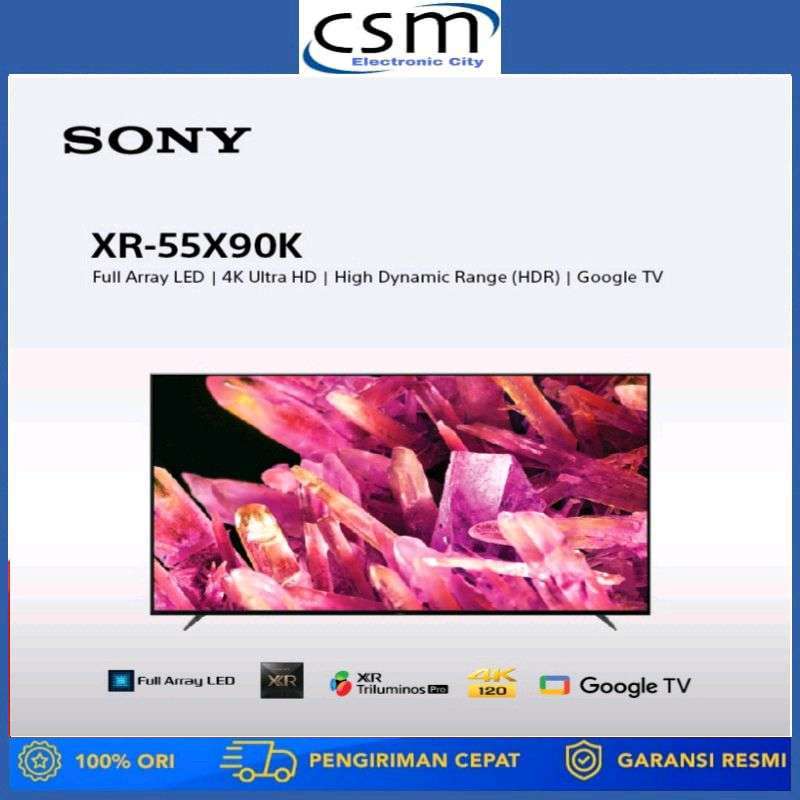 Sony Bravia XR-55X90K 55 Inch UHD 4K Smart Android Google LED TV 55X90  Garansi Resmi