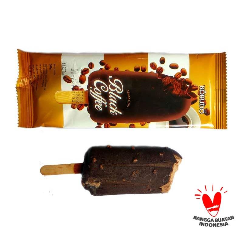 Jual Korudo Black Coffee Ice Cream Es Krim Stik Rasa Kopi Lapis Coklat Online Maret 2021 Blibli