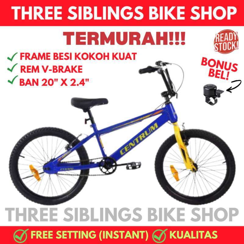 TERMURAH SEPEDA BMX CENTRUM by PACIFIC 6320 BAN 20 INCH