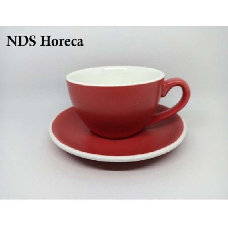 Jual Matt Colourfull Coffee Cup Saucer 220 Ml Cangkir Kopi Online Maret 2021 Blibli