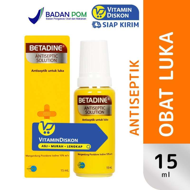Promo Betadine Antiseptic Solution Antiseptik Obat Luka 15 Ml Di Seller Vitamindiskon Official Store Kota Jakarta Utara Dki Jakarta Blibli