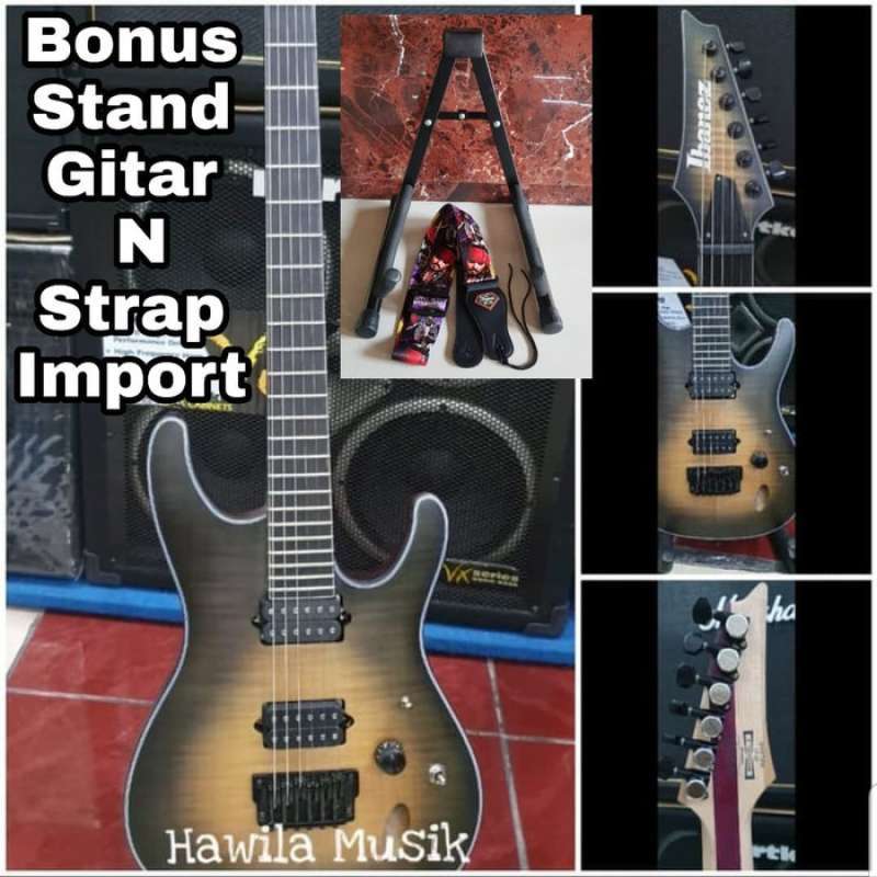 Gitar Elektrik IBANEZ SIX6FDFM S IX6 FDFM (+Bonus) ORIGINAL Ibanez SIX6FDFM Iron Label S Series 6-String Electric Guitar (+Bonus) ORIGINAL