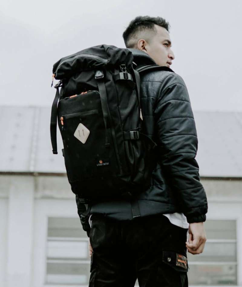 Jual Buddy Black |mnm X Urban| Tas Ransel Punggung Pria Tas Travel